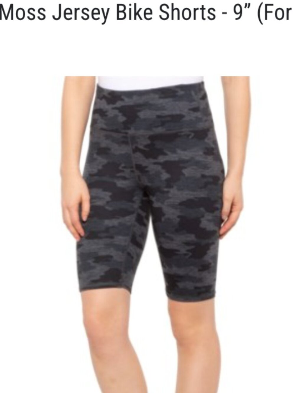 Kyodan High-Waisted Moss Jersey Bike Shorts - 9”